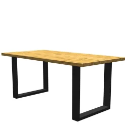 Wohnen Industrial Esstisch in 6 Breiten und jeweils 2 Tiefen - Binia