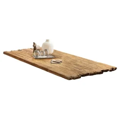 Wohnen Industrial Esstisch mit Teak Altholzplatte - Banyo