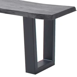 Wohnen Loft Möbel|Industrial Möbel*Industrial Esstischbank in Akazie Grau - Facanella