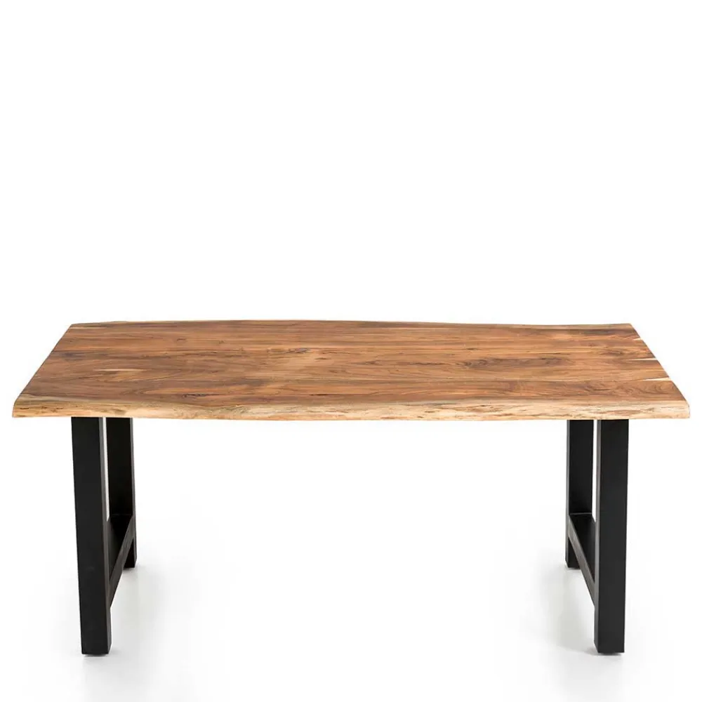 Wohnen Sitzgruppe*Industrial Esstisch-Gruppe Set - Miriam (fünfteilig)