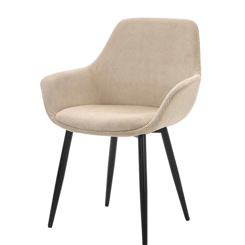 Wohnen Sitzgruppe*Industrial Esstisch-Gruppe Set - Miriam (fünfteilig)