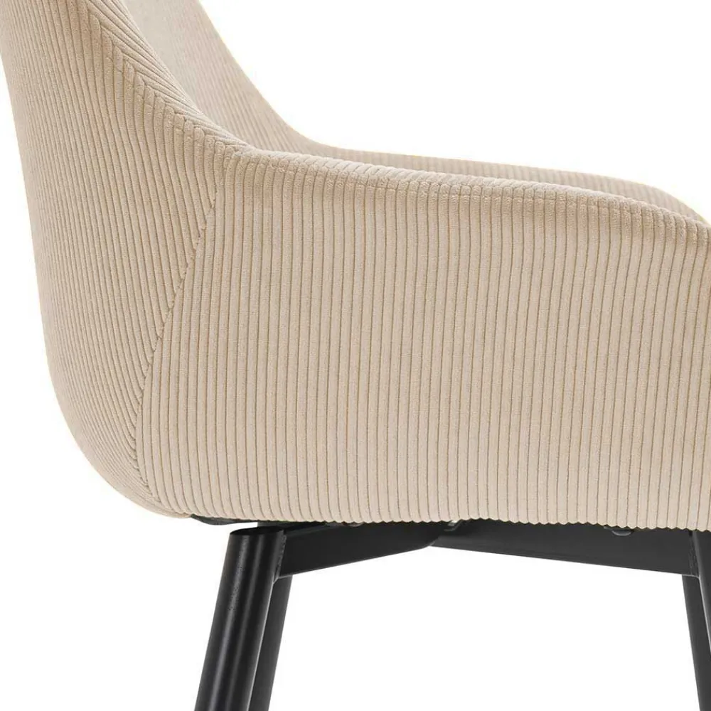 Wohnen Sitzgruppe*Industrial Esstisch-Gruppe Set - Miriam (fünfteilig)