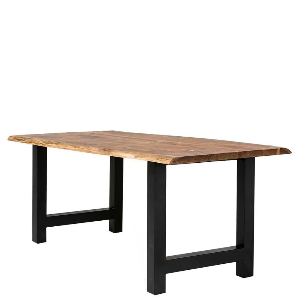 Wohnen Sitzgruppe*Industrial Esstisch-Gruppe Set - Miriam (fünfteilig)