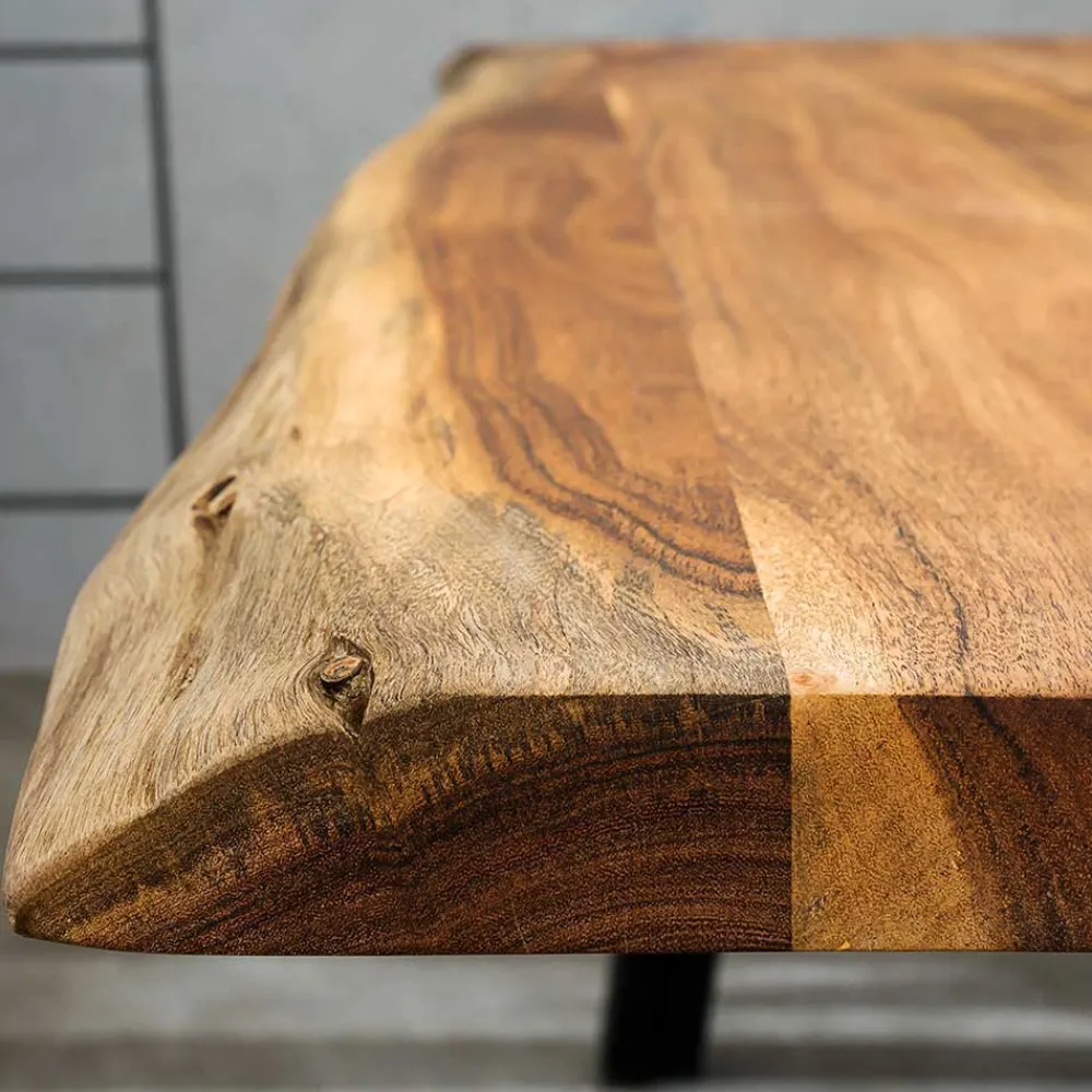 Wohnen Sitzgruppe*Industrial Esstisch-Gruppe Set - Miriam (fünfteilig)