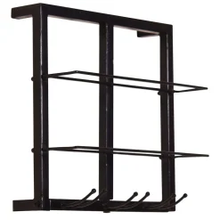 Wohnen Industrial Flaschenhalter Regale - Janie (zweiteilig)