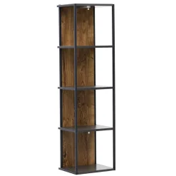 Wohnen Esszimmerregale|Regale*Industrial Hängeregal in Dekor Eiche Dunkel - Xindus