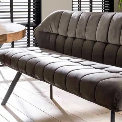 Wohnen Esszimmerbänke|Sitzbank*Industrial Polsterbank für das Esszimmer - Azuro