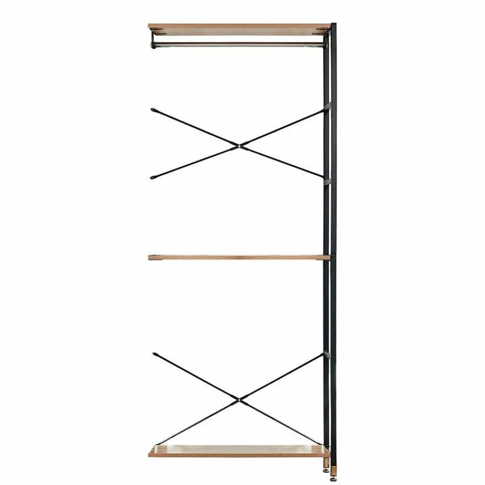 Wohnen Industrial Regal für Garderobe Aufbewahrung - Sunset