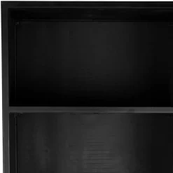 Wohnen Industrial Regal in Schwarz mit 2 Schubladen - Esturado