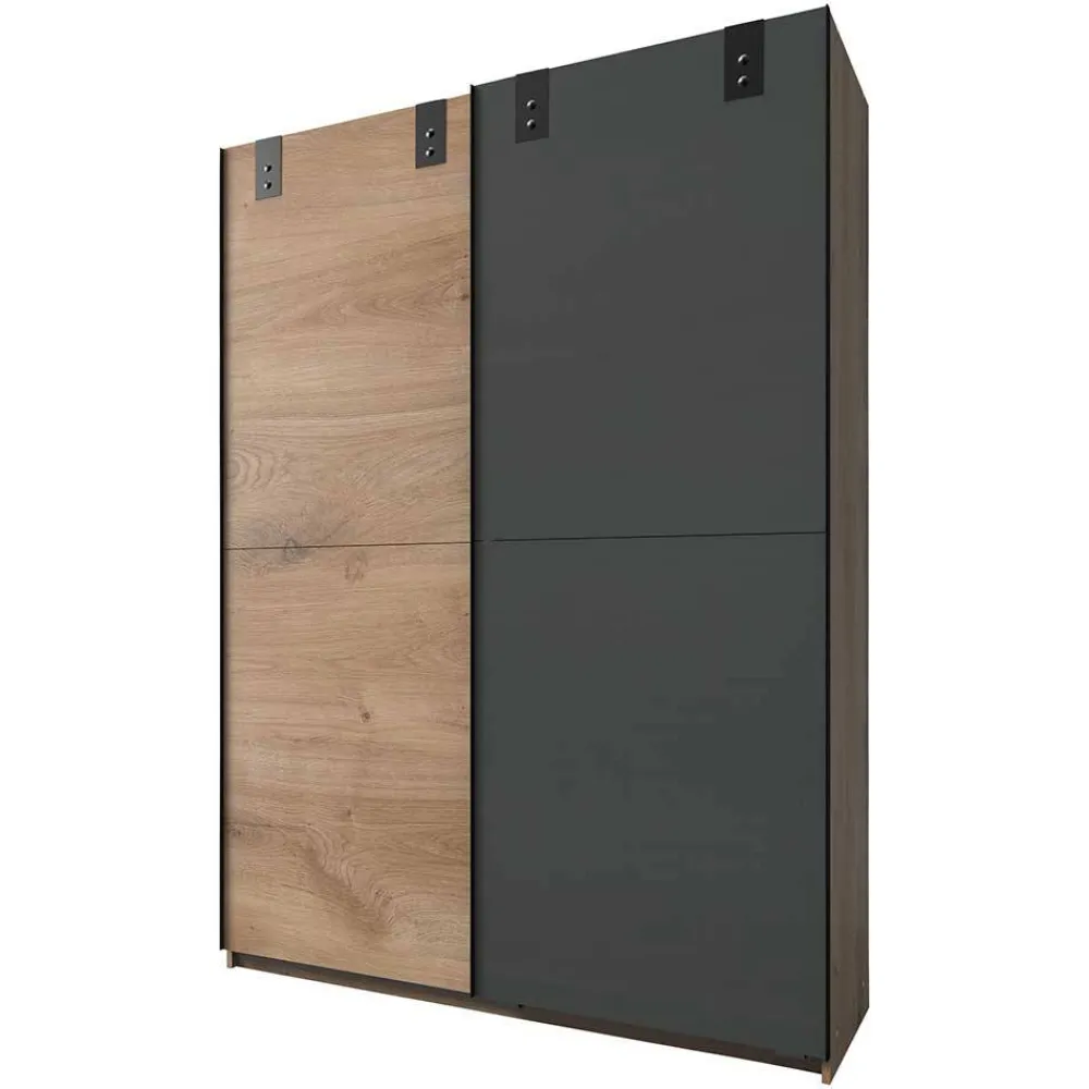 Wohnen Industrial Schiebetürenschrank zweifarbig - Janeiro
