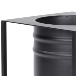 Wohnen Industrial Schirmständer in Schwarz - Tunapuna