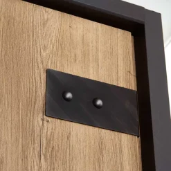 Wohnen Industrial Schlafzimmerschrank mit fünf Türen - Bram