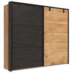 Wohnen Kleiderschränke|Kleiderschränke*Industrial Schwebetürenschrank 2-türig - Bram