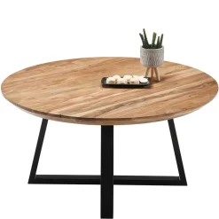 Wohnen Massivholzmöbel|Couchtisch*Industrial Sofatisch aus Akazie Massivholz - Mexicano