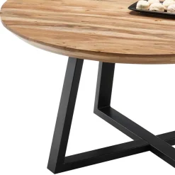 Wohnen Massivholzmöbel|Couchtisch*Industrial Sofatisch aus Akazie Massivholz - Mexicano