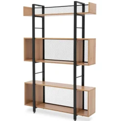 Wohnen Industrial Standregal in Schwarz - Felictas