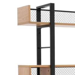 Wohnen Industrial Standregal in Schwarz - Felictas