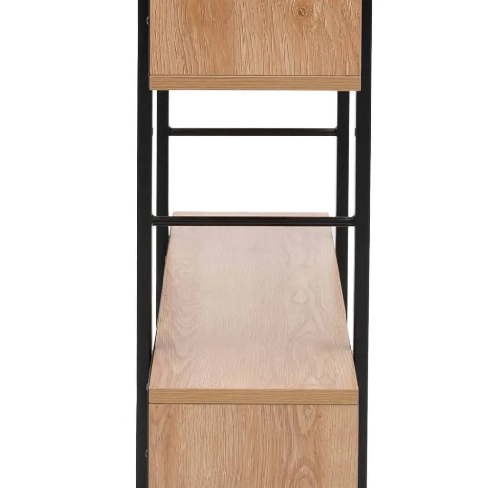 Wohnen Industrial Standregal in Schwarz - Felictas