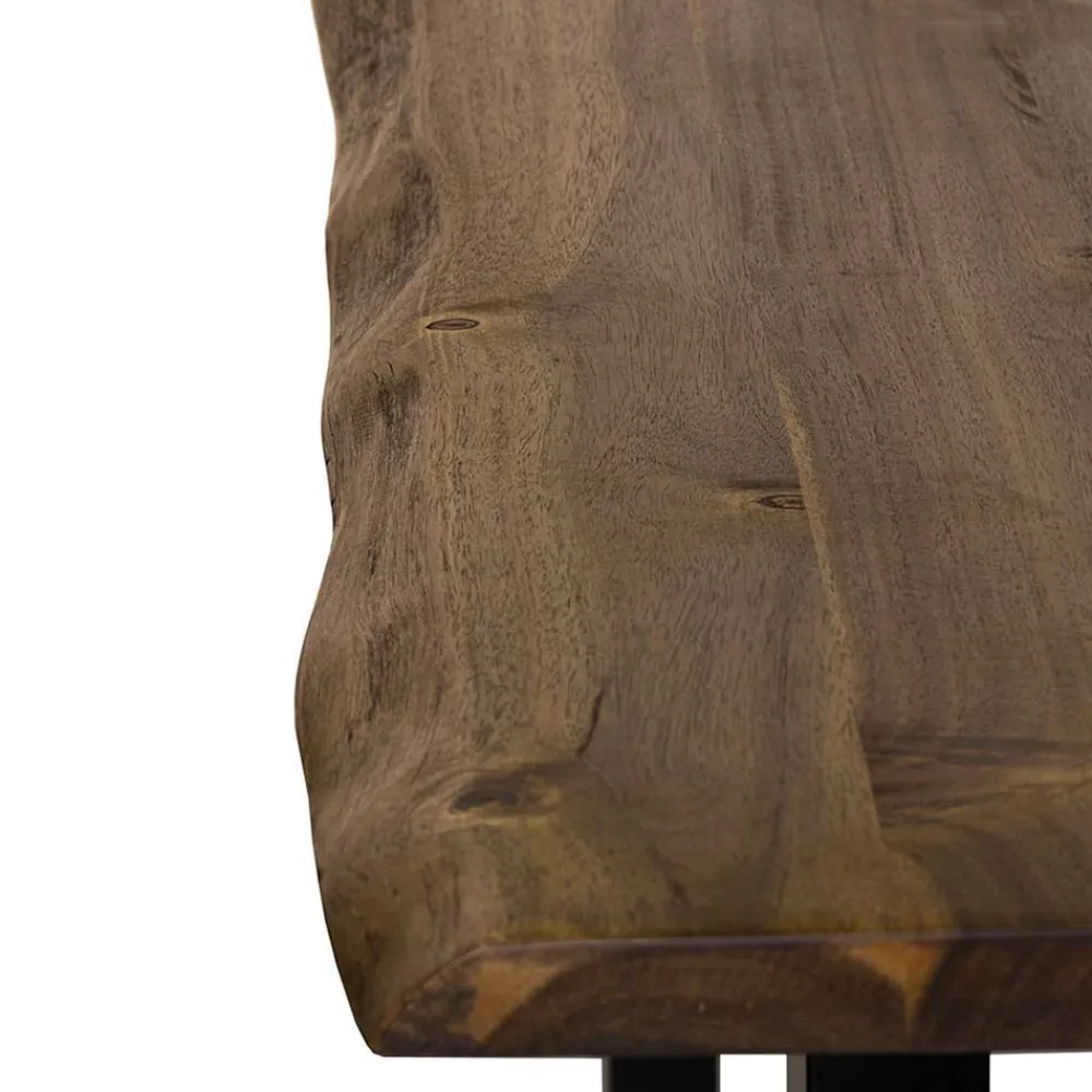 Wohnen Industrial Style Essgruppe mit vier Plätzen - Panayota (fünfteilig)