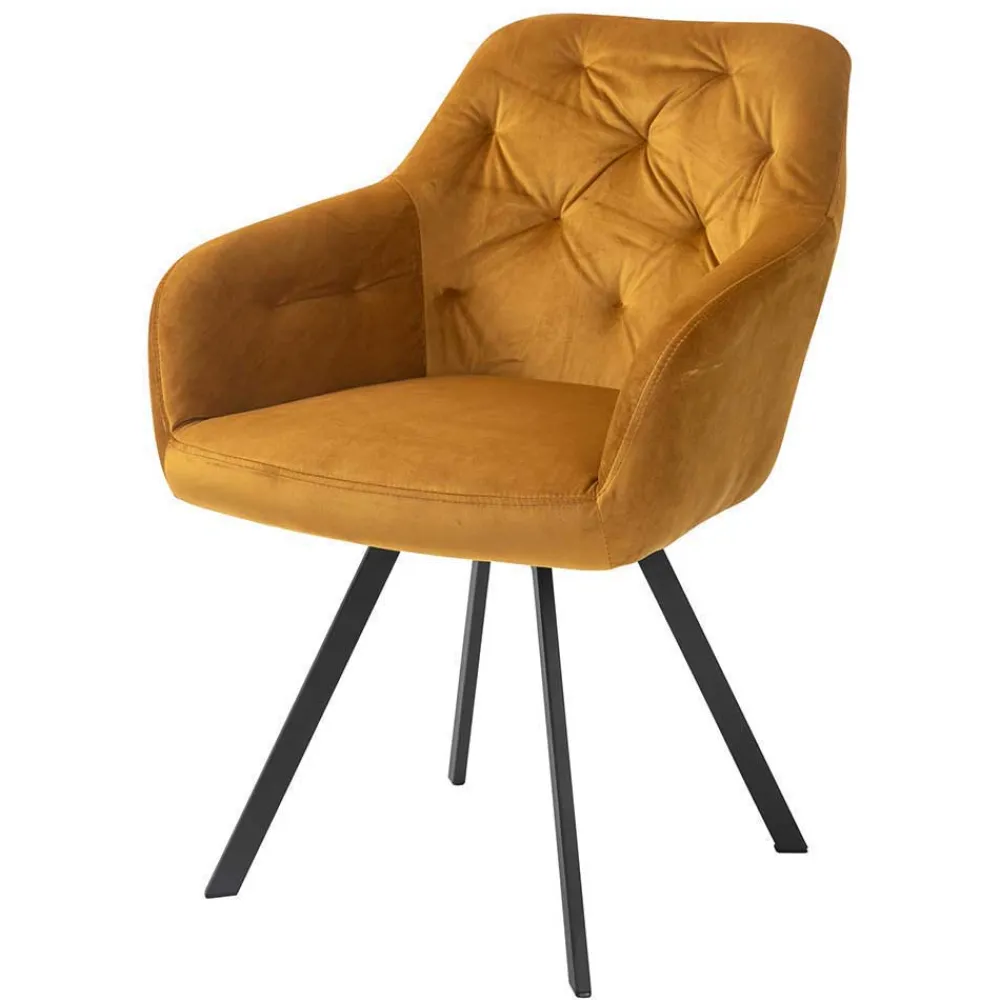 Wohnen Industrial Style Essgruppe mit vier Plätzen - Panayota (fünfteilig)