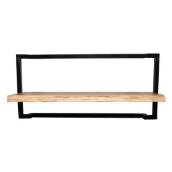 Wohnen Industrial Wandboard aus Akazie Massivholz - Ian