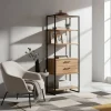 Wohnen Wohnzimmer-Regale|Esszimmerregale*Industrial-Design-Regal mit vier offenen Fächern - Ingbo