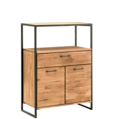 Wohnen Industrial-Kommode aus Wildeiche Massivholz - Ingbo