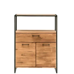 Wohnen Industrial-Kommode aus Wildeiche Massivholz - Ingbo