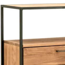 Wohnen Industrial-Kommode aus Wildeiche Massivholz - Ingbo