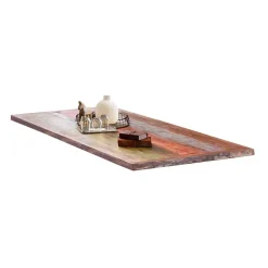 Wohnen Loft Möbel|Industrial Möbel*Industrialtisch mit Shabby Chic Altholz - Mutano