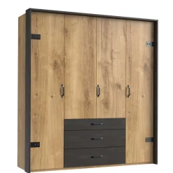 Wohnen Industry Kleiderschrank mit 200 cm Breite - Bram