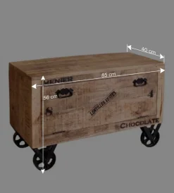 Wohnen Schuhschränke*Industry Schuhschrank Indri mit Klappe