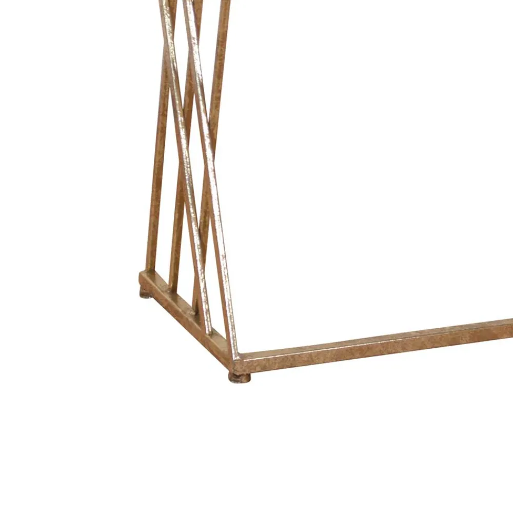 Wohnen Italienischer Beistelltisch Seaflair in Goldfarben