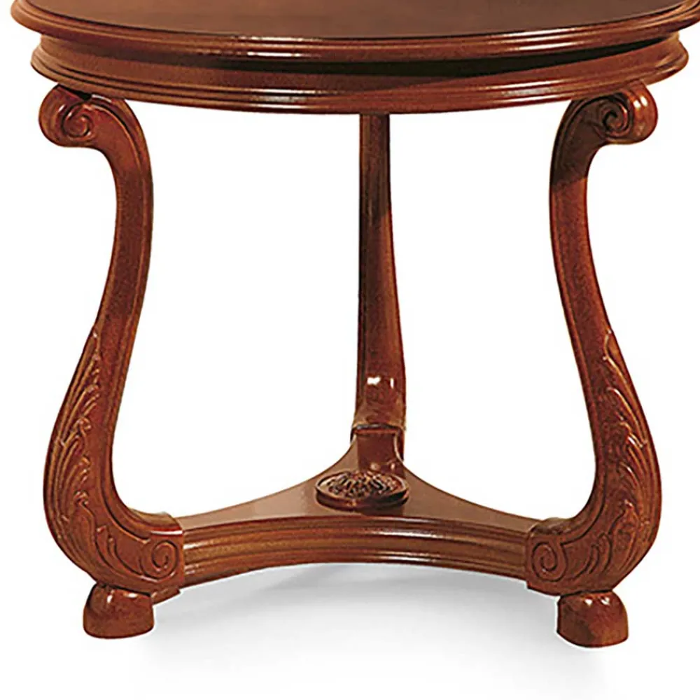 Wohnen Italienischer Design Beistelltisch in Nussbaumfarben - Vibon