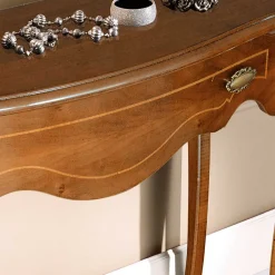 Wohnen Braune Möbel|Sideboards & Kommoden*Italienischer Konsolentisch mit einer Schublade - Carlenna