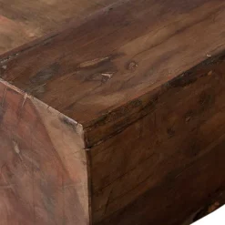 Wohnen Asiatische Möbel*Japandi Couchtisch in Dunkelbraun - Houston