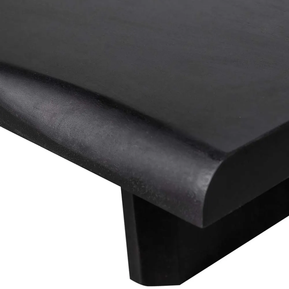 Wohnen Japandi Couchtisch in Schwarz - Aldura