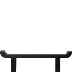 Wohnen Japandi Wohnraumbank in Schwarz - Belafoma