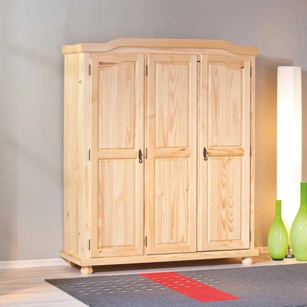 Wohnen Jugendzimmer Komplett|Kinderzimmer Komplett*Jugend Schlafzimmermöbel Set Nabrosia aus Kiefer Massivholz (zweiteilig)