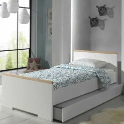 Wohnen Jugendzimmer Komplett*Jugendbett & Nachtkommode & Schrank - Eldrus (dreiteilig)