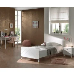 Wohnen Kindermöbel|Jugendzimmer Komplett*Jugendbett & Nachtkonsole & Schreibtisch - Zimventa (dreiteilig)