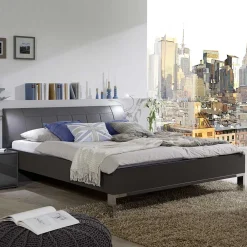 Wohnen Braune Möbel|Betten*Jugendbett Varianta mit Polsterkopfteil