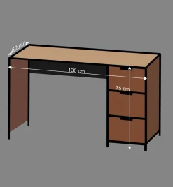 Wohnen Jugendzimmer Einrichtung Krefos aus Kiefer teilmassiv (zweiteilig)