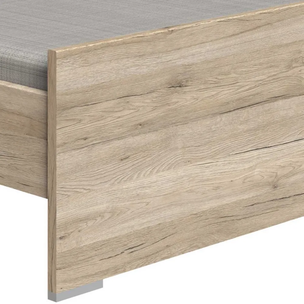 Wohnen Graue Möbel|Jugendzimmer Komplett*Jugendzimmer in Eiche San Remo Optik - Jilamenda (siebenteilig)