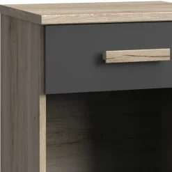 Wohnen Graue Möbel|Jugendzimmer Komplett*Jugendzimmer in Eiche San Remo Optik - Jilamenda (siebenteilig)