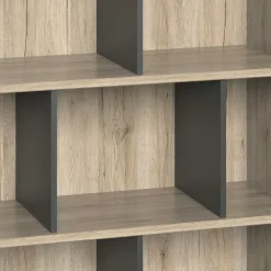 Wohnen Graue Möbel|Jugendzimmer Komplett*Jugendzimmer in Eiche San Remo Optik - Jilamenda (siebenteilig)