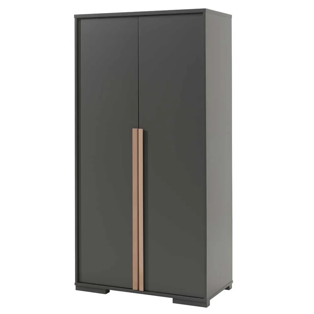 Wohnen Graue Möbel|Jugendzimmer Komplett*Jugendzimmer Komplett in Anthrazit - Navlius I (fünfteilig)