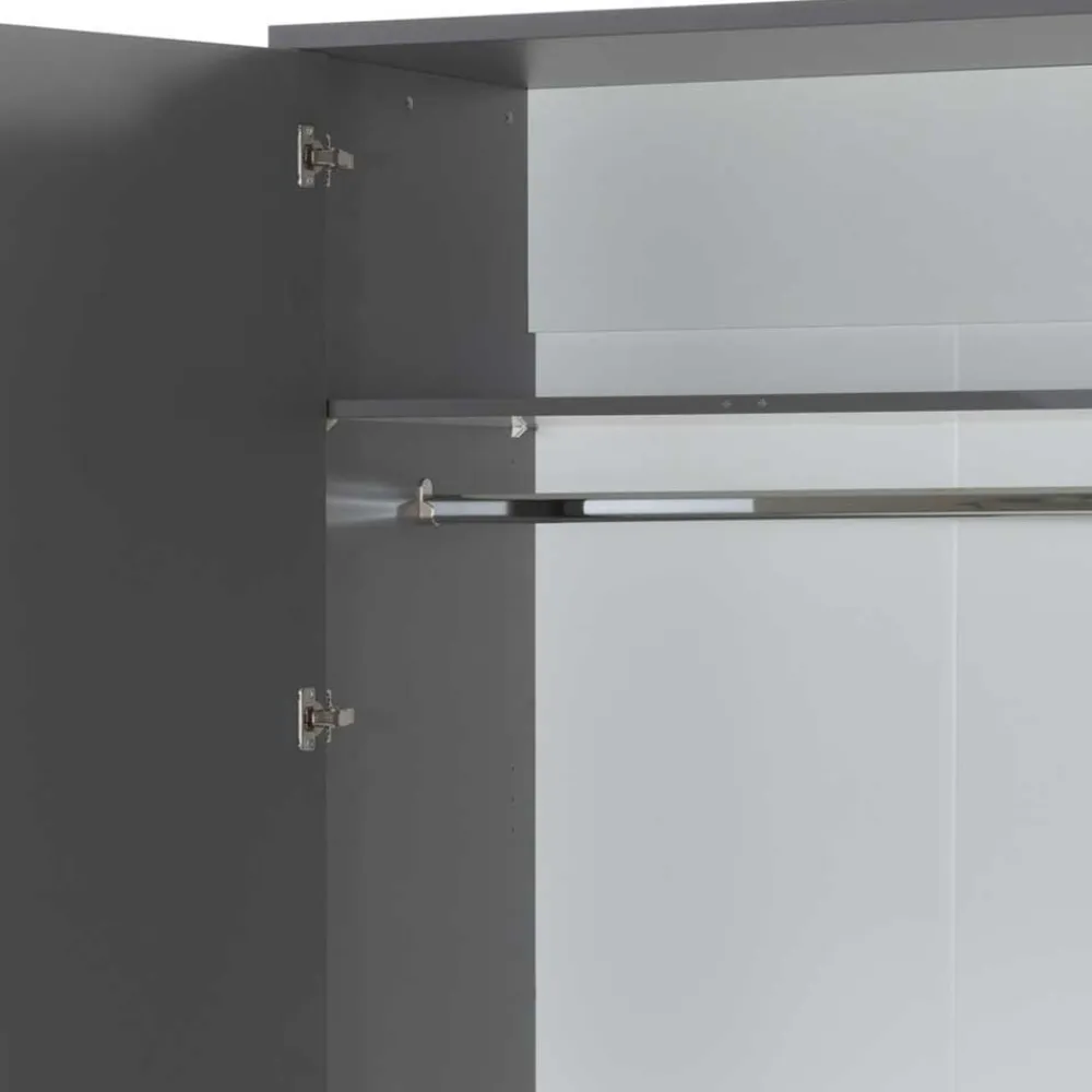 Wohnen Graue Möbel|Jugendzimmer Komplett*Jugendzimmer Komplett in Anthrazit - Navlius I (fünfteilig)