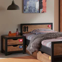 Wohnen Kinderzimmer Komplett*Jugendzimmereinrichtung Möbelset - Krefos I (dreiteilig)