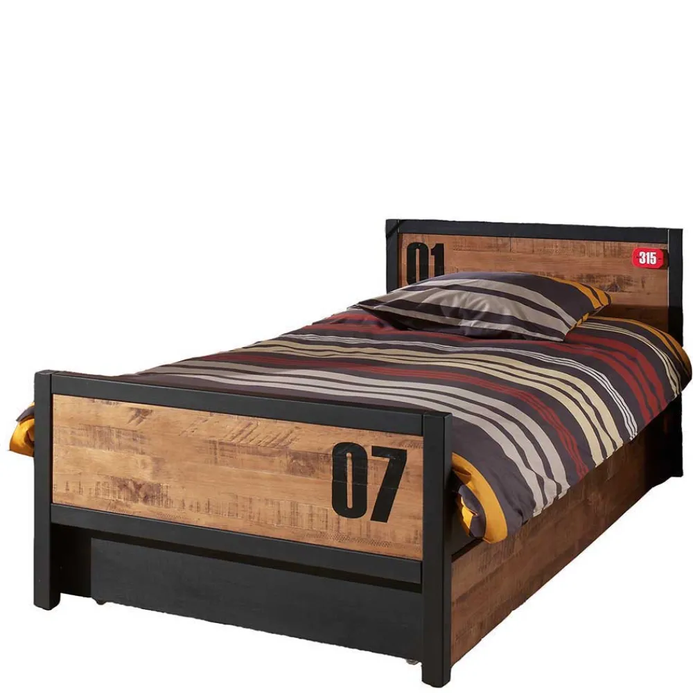 Wohnen Kinderzimmer Komplett*Jugendzimmermöbel Komplettset - Krefos (dreiteilig)